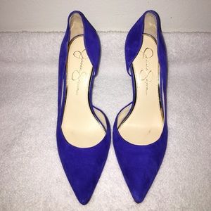 Jessica Simpson Cobalt Blue pumps